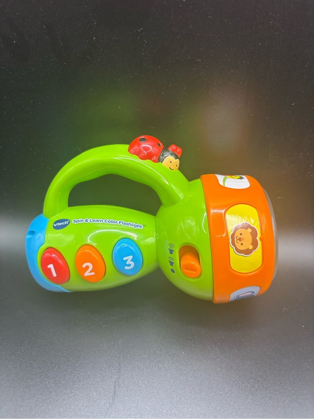 VTech Spin Learn Flashlight Colors Toddler Toy Video Batteries Included